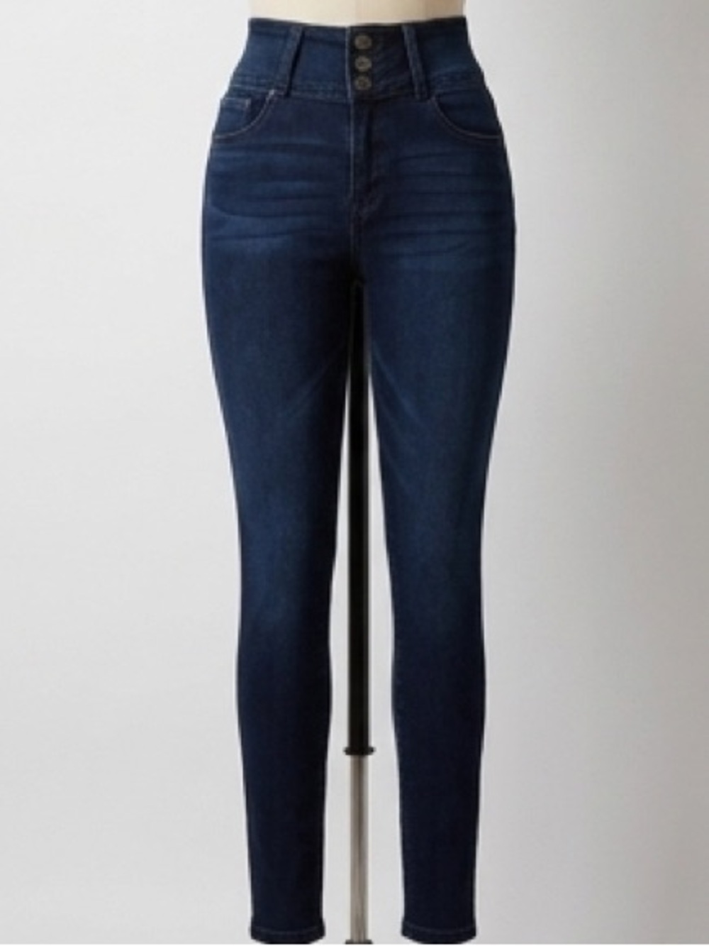 Wallflower High-Rise Navy Skinny Jeans - Women's